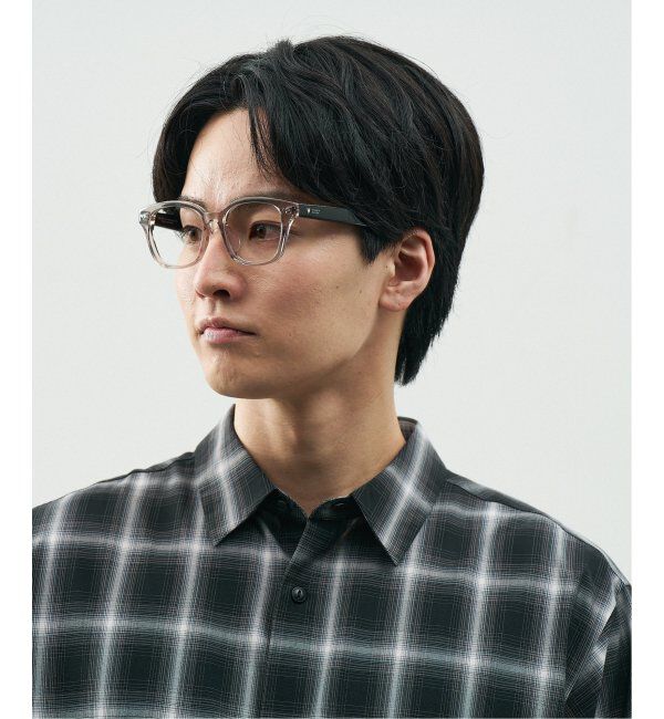  「Zoff｜STUDIO SEVEN｜ウェリントン型 メガネ 太縁フレーム 黒縁｜伊達メガネ 度付きメガネ レンズ交換券付」|メガネ|
