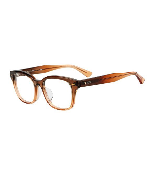  「Zoff｜STUDIO SEVEN｜ウェリントン型 メガネ 太縁フレーム 黒縁｜伊達メガネ 度付きメガネ レンズ交換券付」|メガネ|