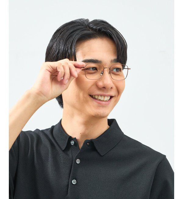  「ウェリントン型 メガネ 軽量｜メタルフレーム｜伊達メガネ 度付きメガネ｜大人可愛い  レンズ交換券付」|メガネ|