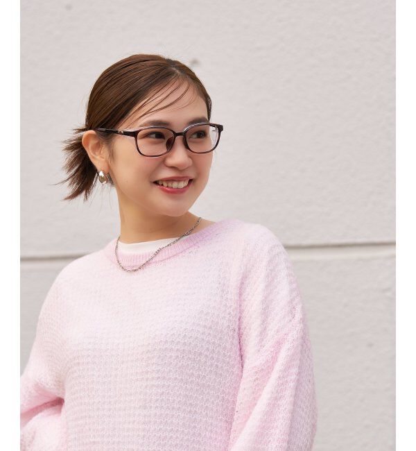  「花粉・飛沫対策 2way メガネ (フード着脱可能)  | 伊達メガネ UVカット ユニセックス レンズ交換券付」|メガネ|茶系デミ