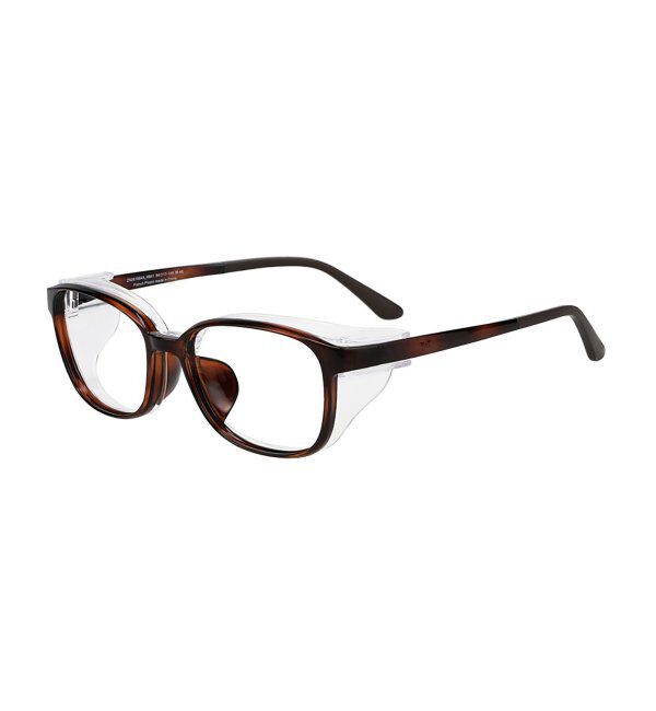  「花粉・飛沫対策 2way メガネ (フード着脱可能)  | 伊達メガネ UVカット ユニセックス レンズ交換券付」|メガネ|