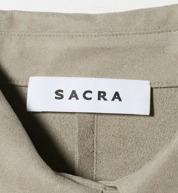 UNITED ARROWS「＜SACRA＞スエードライク ポケット シャツ」|シャツ・ブラウス|