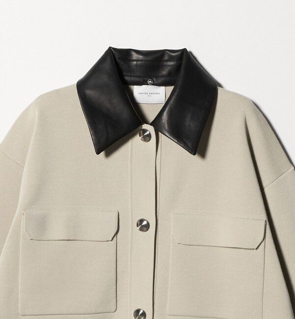 UNITED ARROWS「2WAY ミラノリブ ニット ジャケット ‐ウォッシャブル‐」|カーディガン|