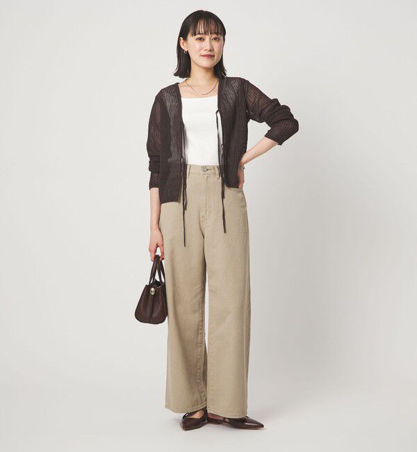 UNITED ARROWS green label relaxing「［size SHORT/TALLあり］ワイド デニム パンツ」|デニム|