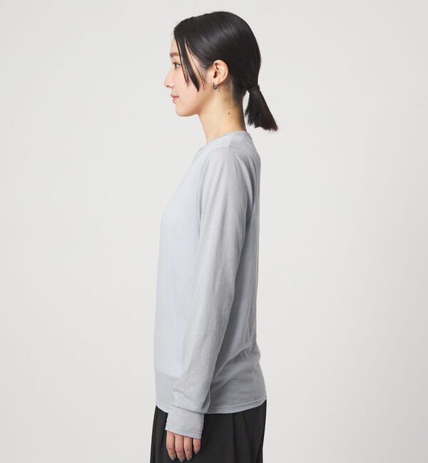 UNITED ARROWS green label relaxing「【WEB限定】＜at ease＞シアー テンジク ロングスリーブ カットソー」|Tシャツ・カットソー|