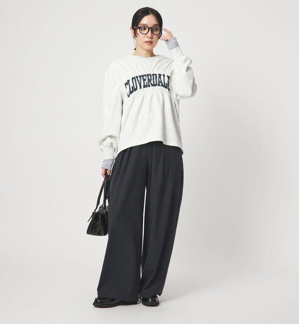 UNITED ARROWS green label relaxing「【WEB限定】＜at ease＞シアー テンジク ロングスリーブ カットソー」|Tシャツ・カットソー|