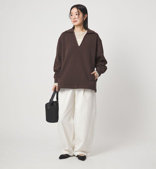 UNITED ARROWS green label relaxing「【WEB限定】＜at ease＞シアー テンジク ロングスリーブ カットソー」|Tシャツ・カットソー|