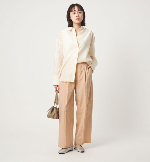 UNITED ARROWS green label relaxing「FAbRICA 2タック ワイド パンツ」|チノ|