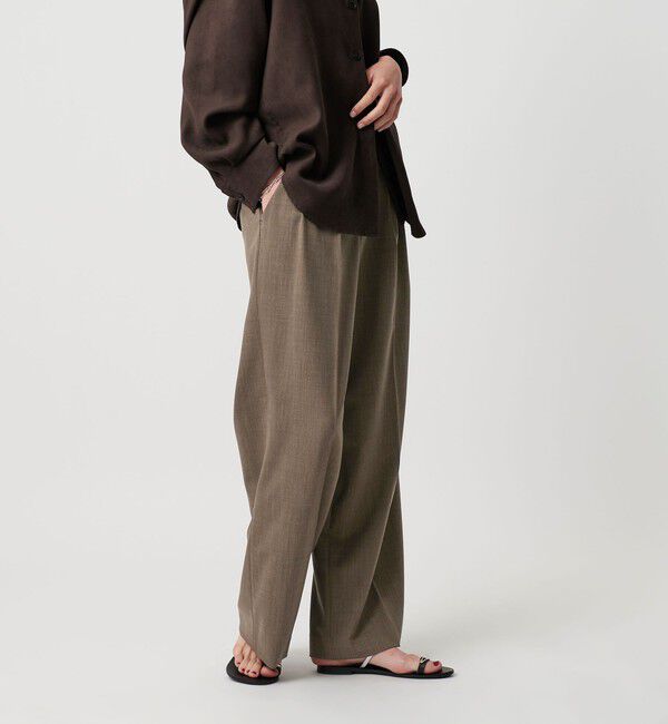 BEAUTY&YOUTH UNITED ARROWS「ポリエステルブレンド ２タック タブワイドパンツ」|その他|