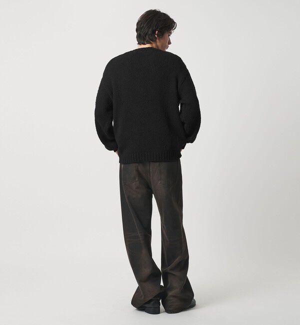 MONKEY TIME「コットン スラブ クルーネック」|ニット・セーター|