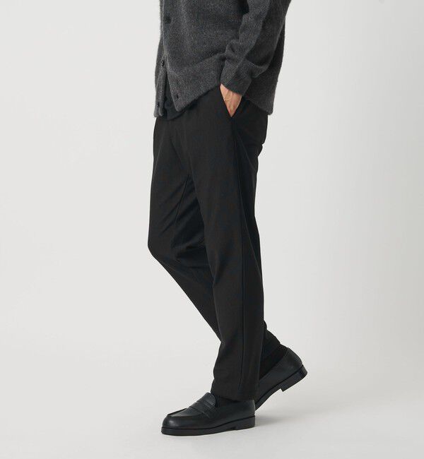 BEAUTY&YOUTH UNITED ARROWS「パーフェクトストレッチ 1プリーツ テーパード イージーパンツ NO.5」|チノ|