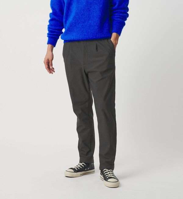 BEAUTY&YOUTH UNITED ARROWS「パーフェクトストレッチ 1プリーツ テーパード イージーパンツ NO.5」|チノ|