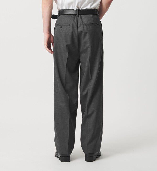 MONKEY TIME「TWツイル 2P ワイド ストレート スラックス」|チノ|