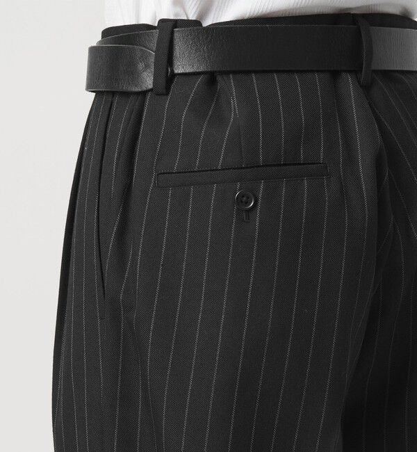 MONKEY TIME「TWツイル 2P ワイド ストレート スラックス」|チノ|