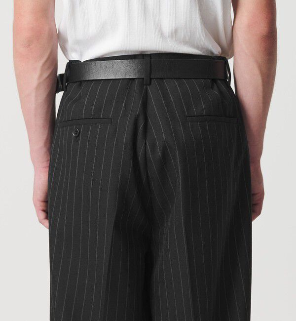 MONKEY TIME「TWツイル 2P ワイド ストレート スラックス」|チノ|