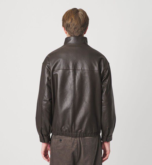 BEAUTY&YOUTH UNITED ARROWS「セミベジタブル シープ レザー ブルゾン」|ブルゾン・スタジャン|