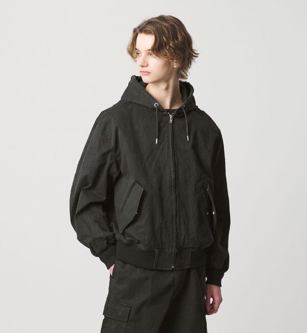 MONKEY TIME「ピグメント プリント ジップ フード ジャケット -セットアップ対応-」|その他|