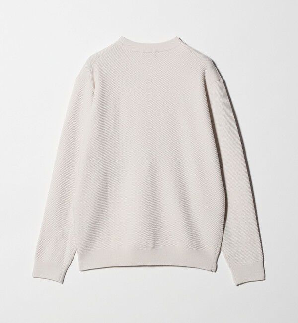BEAUTY&YOUTH UNITED ARROWS「ウォッシャブルウール ツイル クルーネック ニット 手洗い可能」|ニット・セーター|