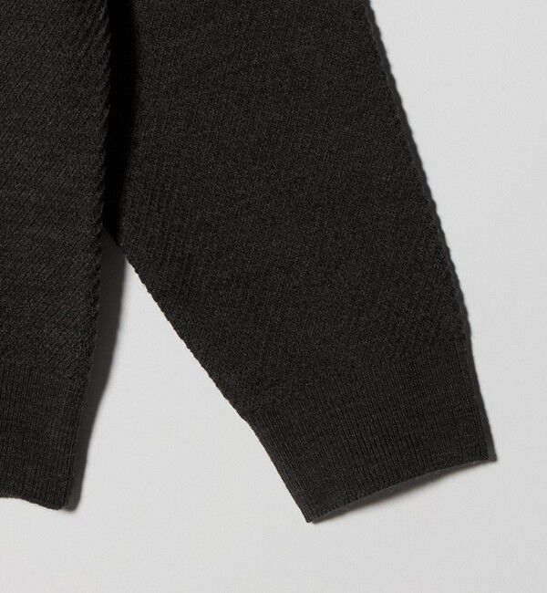 BEAUTY&YOUTH UNITED ARROWS「ウォッシャブルウール ツイル クルーネック ニット 手洗い可能」|ニット・セーター|