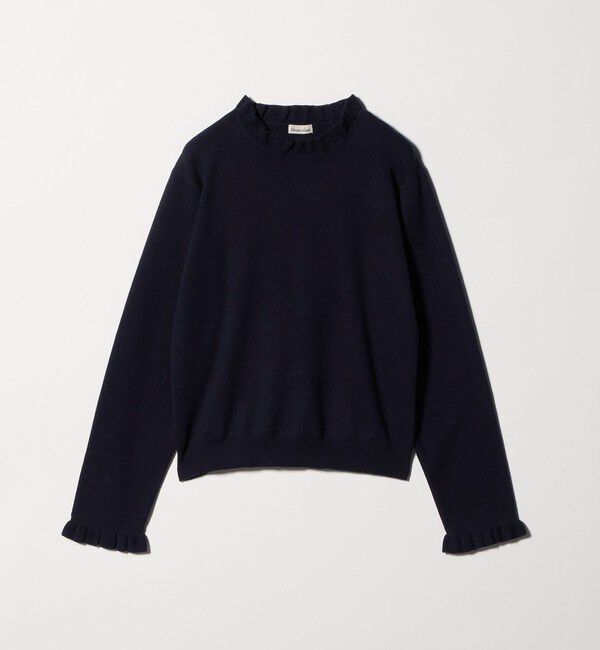 STEVEN ALAN「＜Steven Alan＞コットン カシミヤ フリル ニット」|ニット・セーター|