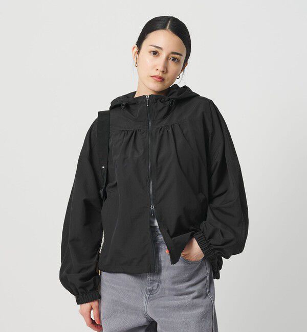 BEAUTY&YOUTH UNITED ARROWS「ナイロン ギャザーフードブルゾン ウォッシャブル」|ブルゾン・スタジャン|