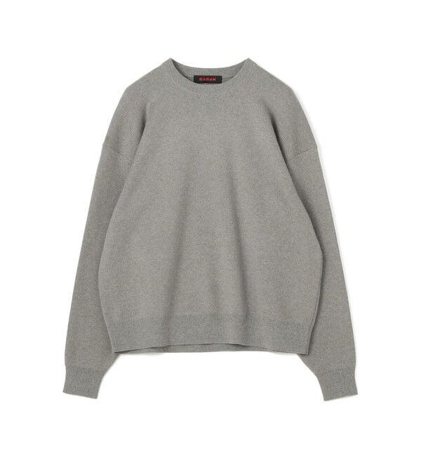 CABaN「CABaN コットンカシミヤ クルーネックプルオーバー」|ニット・セーター|15 グレー
