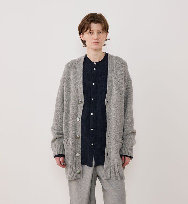 GALERIE VIE「ファインウール Vネックカーディガン」|カーディガン|