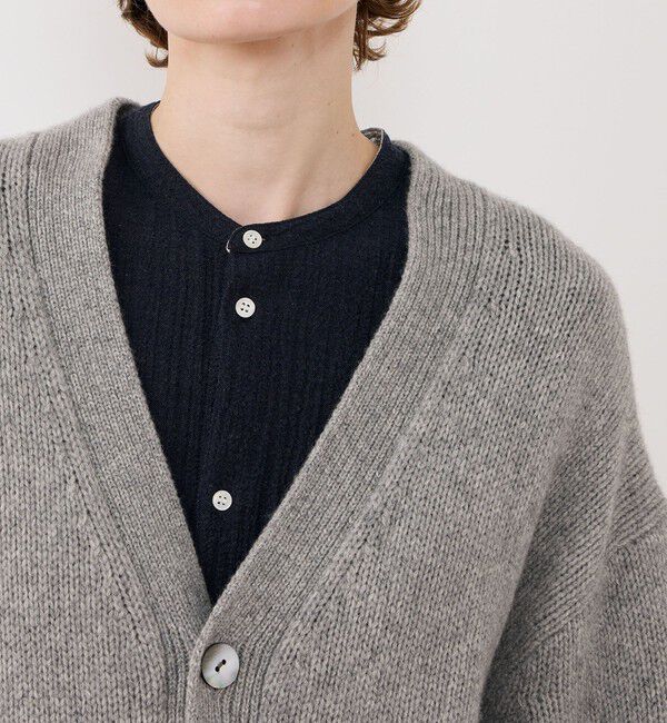 GALERIE VIE「ファインウール Vネックカーディガン」|カーディガン|