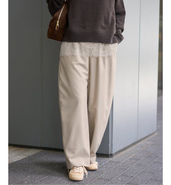 IENA「ウォッシャブルセミコクーンパンツ」|その他|