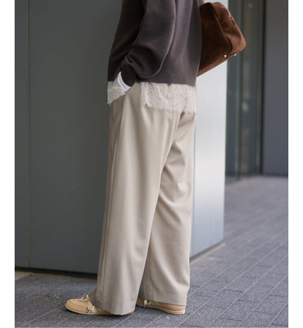 IENA「ウォッシャブルセミコクーンパンツ」|その他|