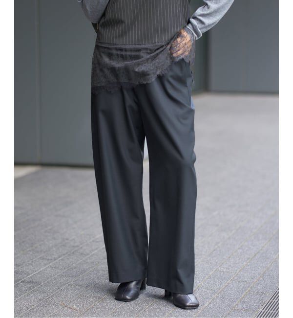 IENA「ウォッシャブルセミコクーンパンツ」|その他|