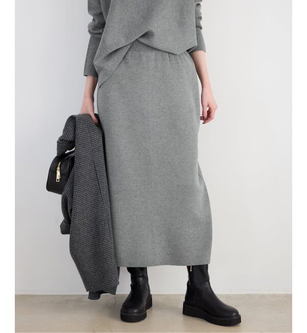 SLOBE IENA「《セットアップ対応可/WEB限定カラーあり/追加2》ミラノリブタイトスカート」|スカート|