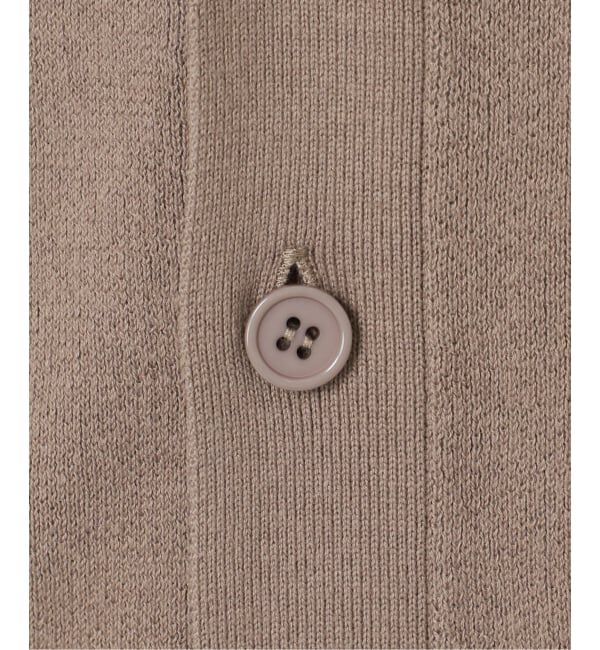 SLOBE IENA「《WEB限定/追加2》サガラ刺繍スウェットライクニットカーディガン」|カーディガン|