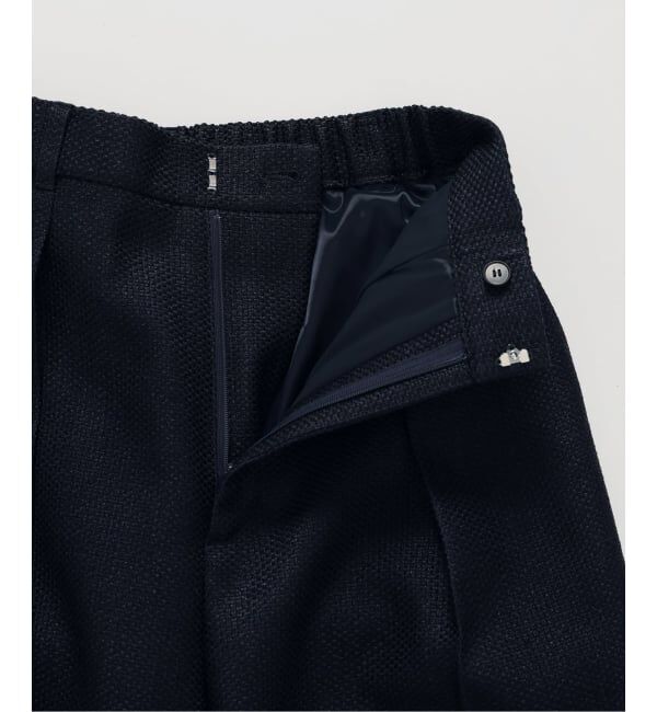 IENA「&NAVY ツイーディーパンツ」|スラックス|