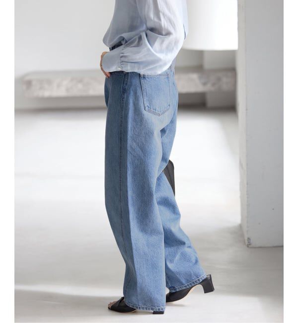 IENA「《WEB限定/追加2》カーブシルエットデニム」|デニム|