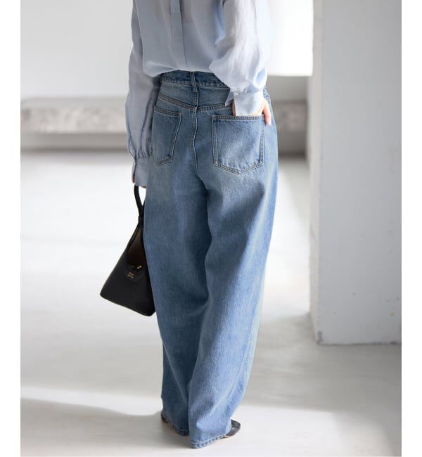 IENA「《WEB限定/追加2》カーブシルエットデニム」|デニム|