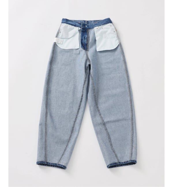 IENA「《WEB限定/追加2》カーブシルエットデニム」|デニム|