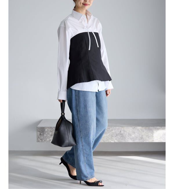 IENA「《WEB限定/追加2》カーブシルエットデニム」|デニム|