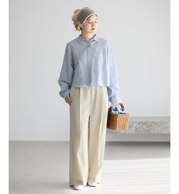 IENA「《予約》ハイツイストツイルスラックス」|スラックス|