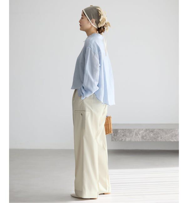 IENA「《予約》ハイツイストツイルスラックス」|スラックス|