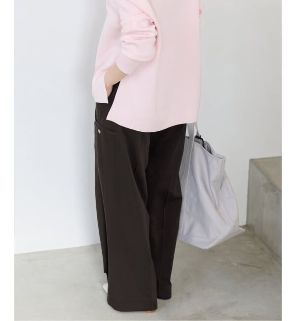 IENA「《予約》ハイツイストツイルスラックス」|スラックス|