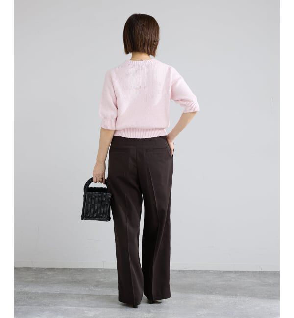 IENA「《予約》ハイツイストツイルスラックス」|スラックス|