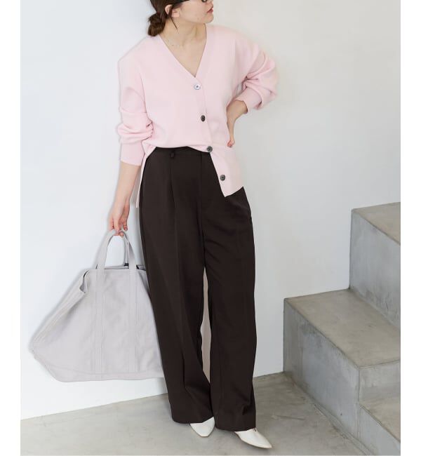 IENA「《予約》ハイツイストツイルスラックス」|スラックス|