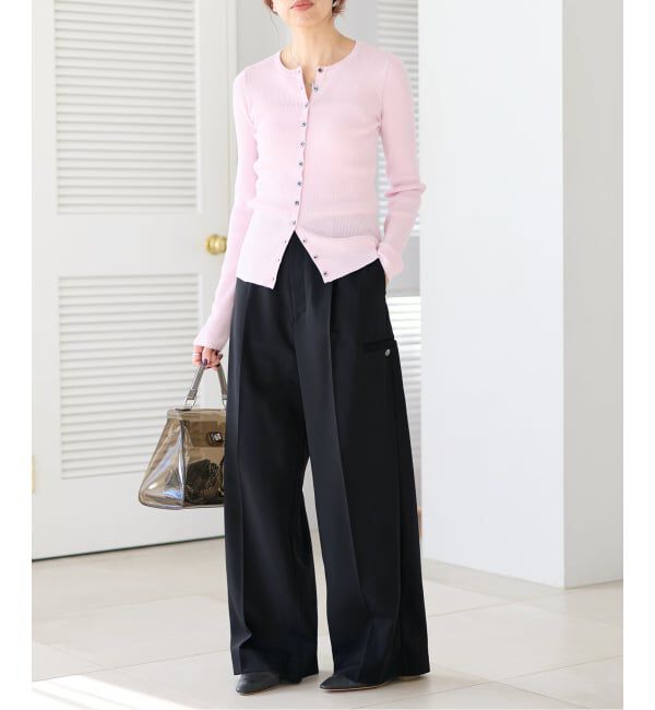 IENA「《予約》ハイツイストツイルスラックス」|スラックス|