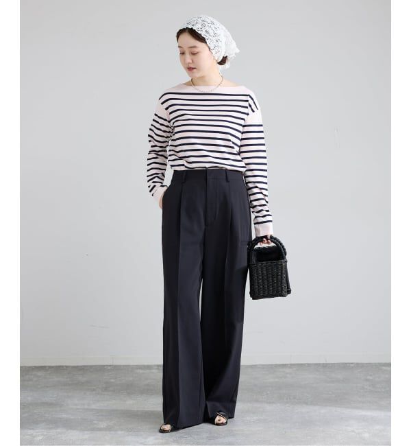 IENA「《予約》ハイツイストツイルスラックス」|スラックス|