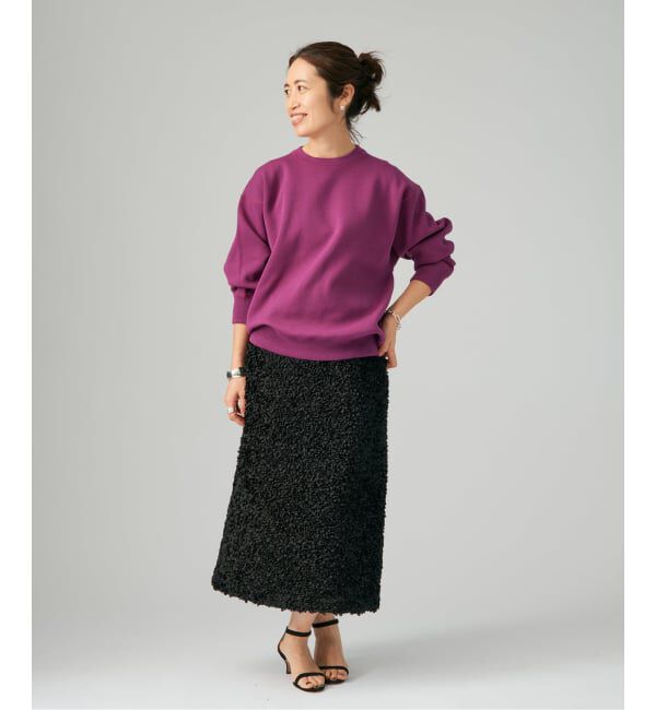 VERMEIL par iena「ダンボールニット スウェット」|ニット・セーター|