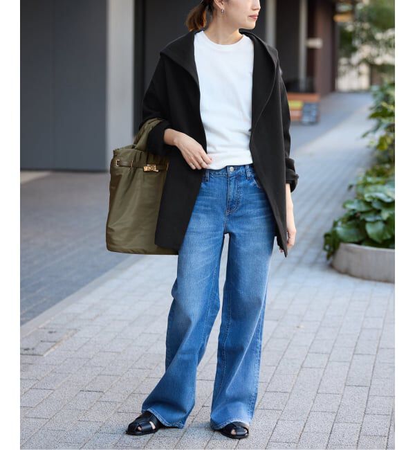 SLOBE IENA「《WEB限定》ニットフーディーカーディガン」|カーディガン|