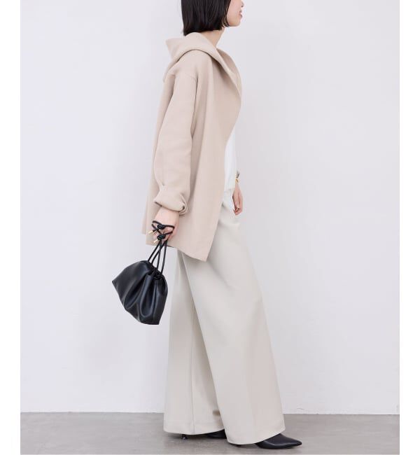 SLOBE IENA「《WEB限定》ニットフーディーカーディガン」|カーディガン|