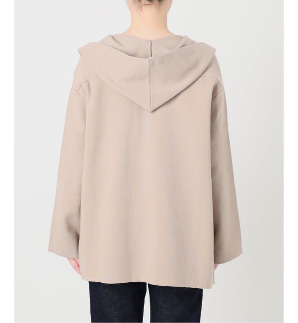 SLOBE IENA「《WEB限定》ニットフーディーカーディガン」|カーディガン|