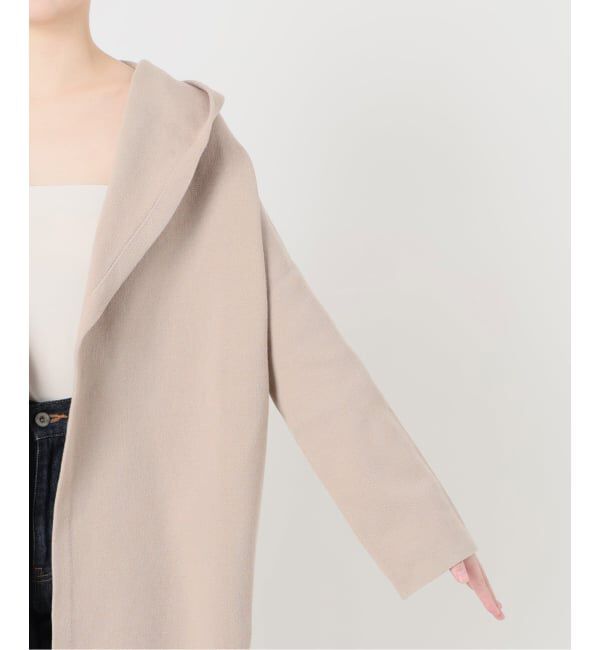 SLOBE IENA「《WEB限定》ニットフーディーカーディガン」|カーディガン|